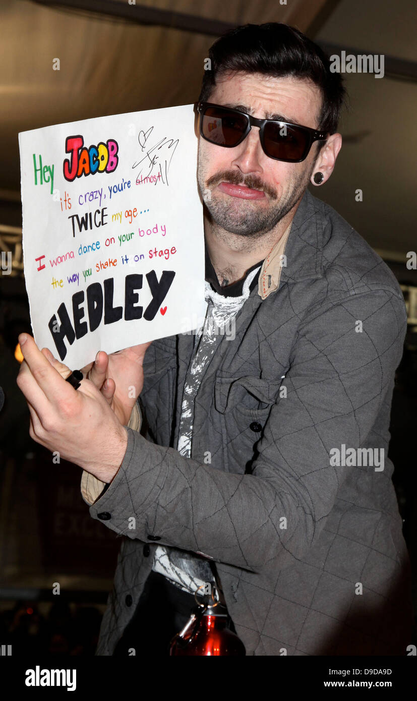 Jacob Hoggard JUNO FanFare Toronto, Canada - 26.03.11 Stock Photo - Alamy