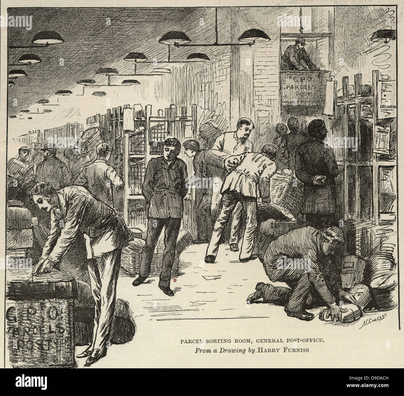 Parcel Post Department, General Post Office, St Martins le Grand ...