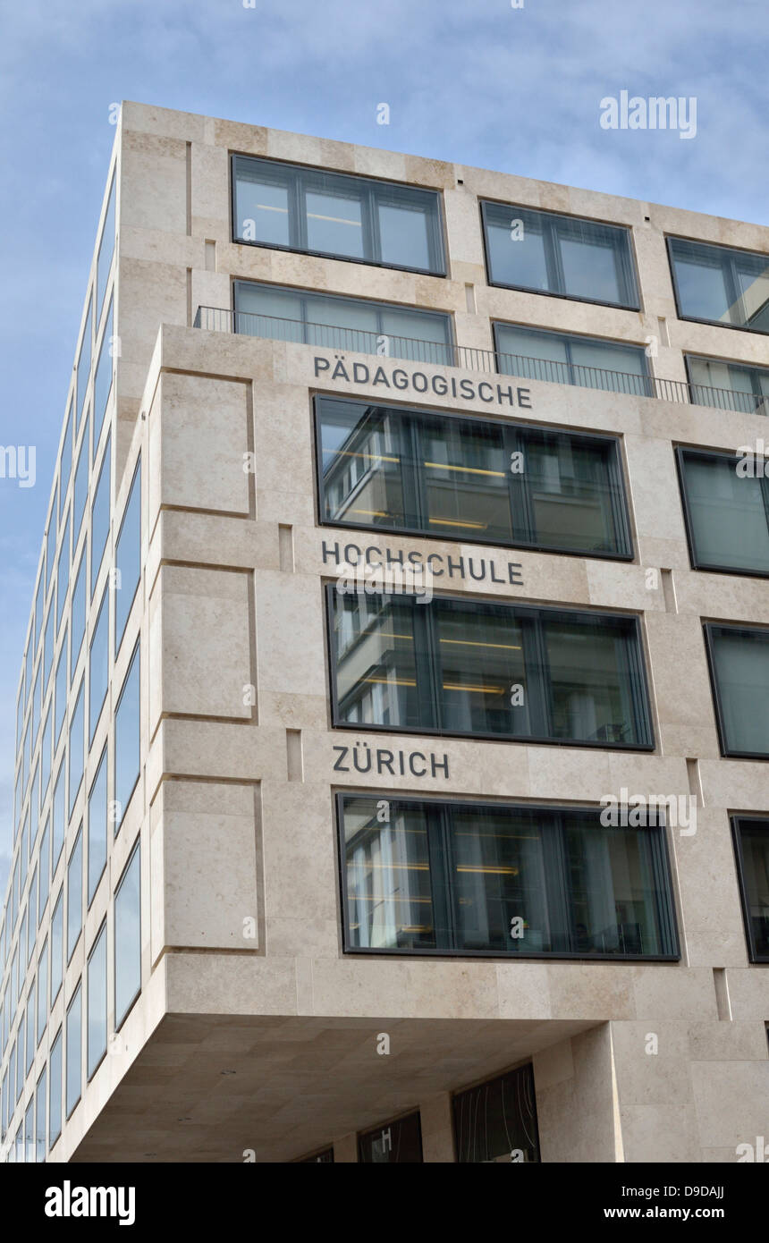 Pädagogische Hochschule (University of Teacher Education), Zurich, Switzerland. Stock Photo