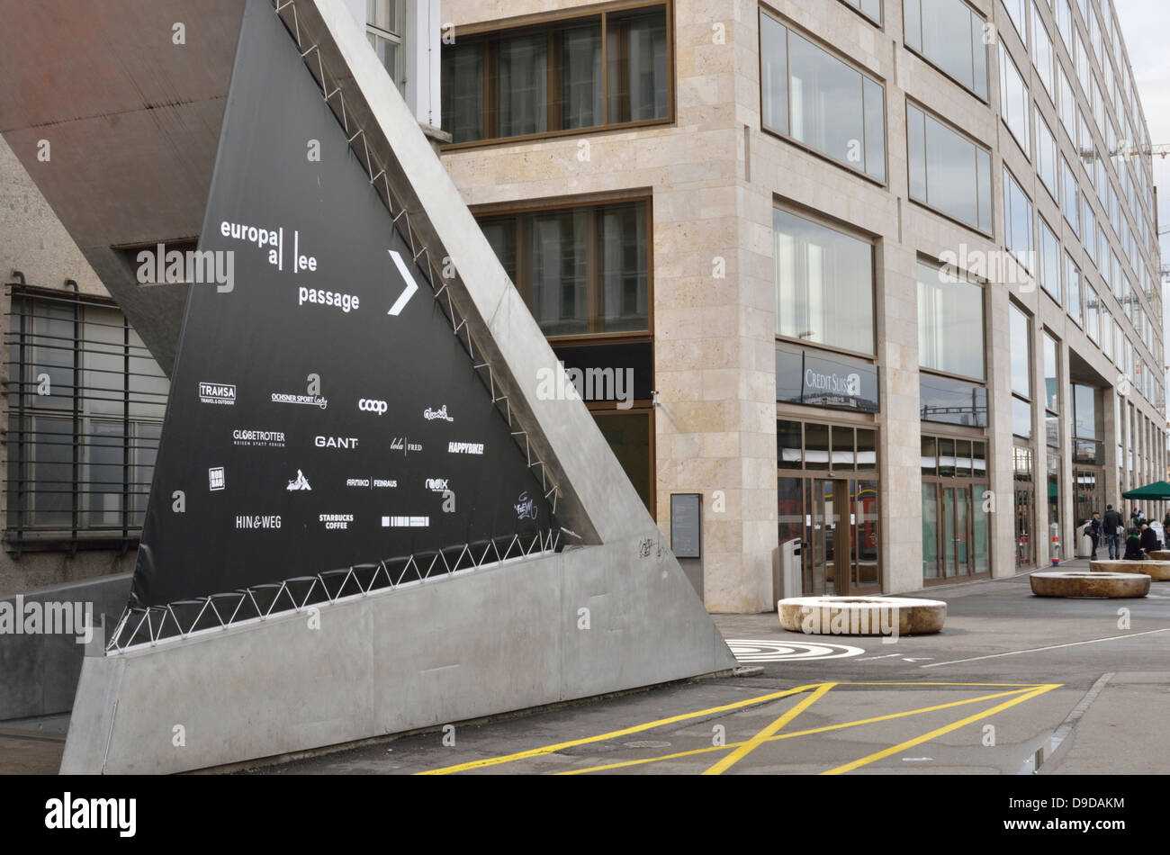 Europaallee Passage, Zurich, Switzerland Stock Photo Alamy