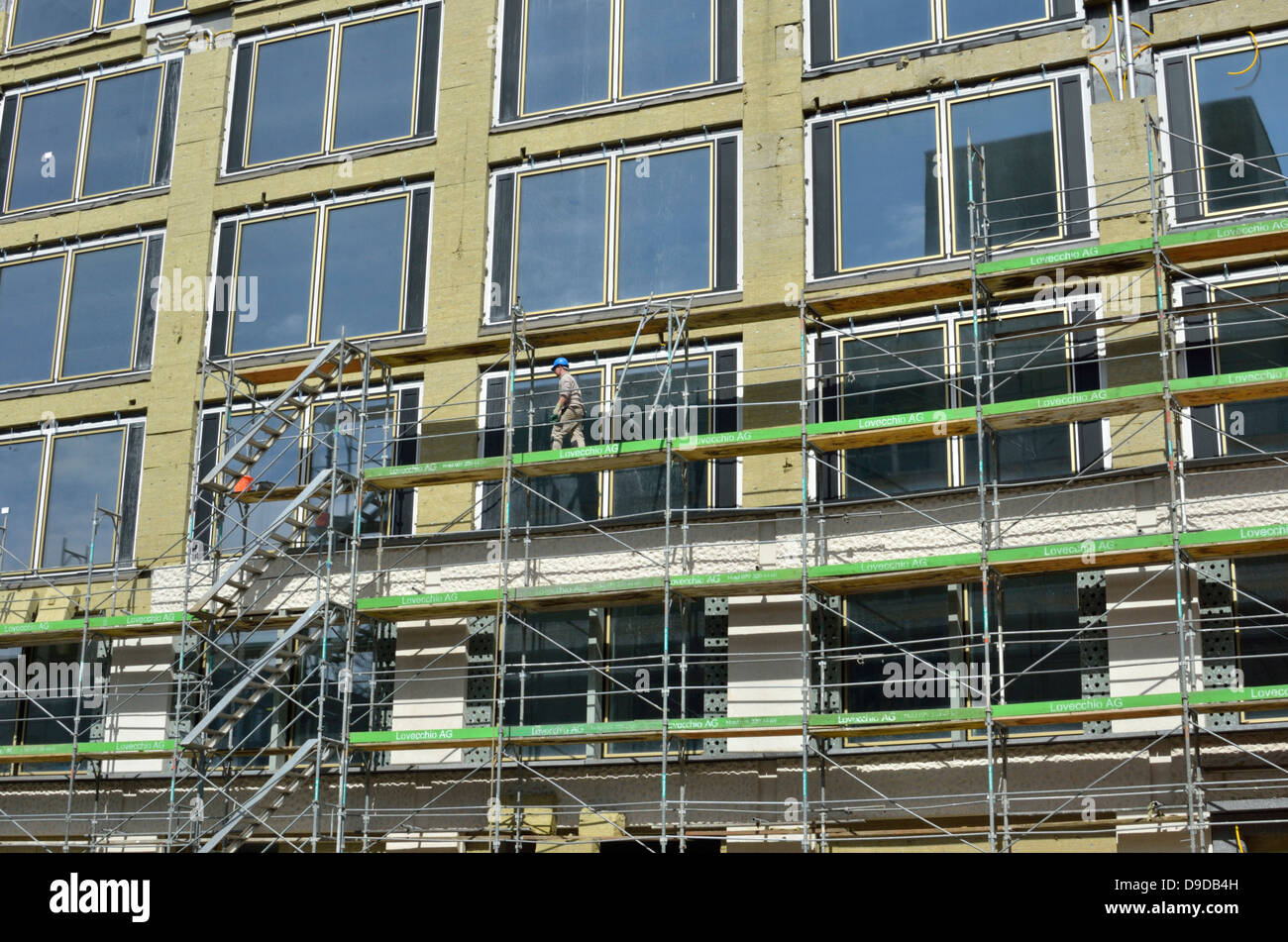 Office construction site, Zurich, Switzerland Stock Photo Alamy