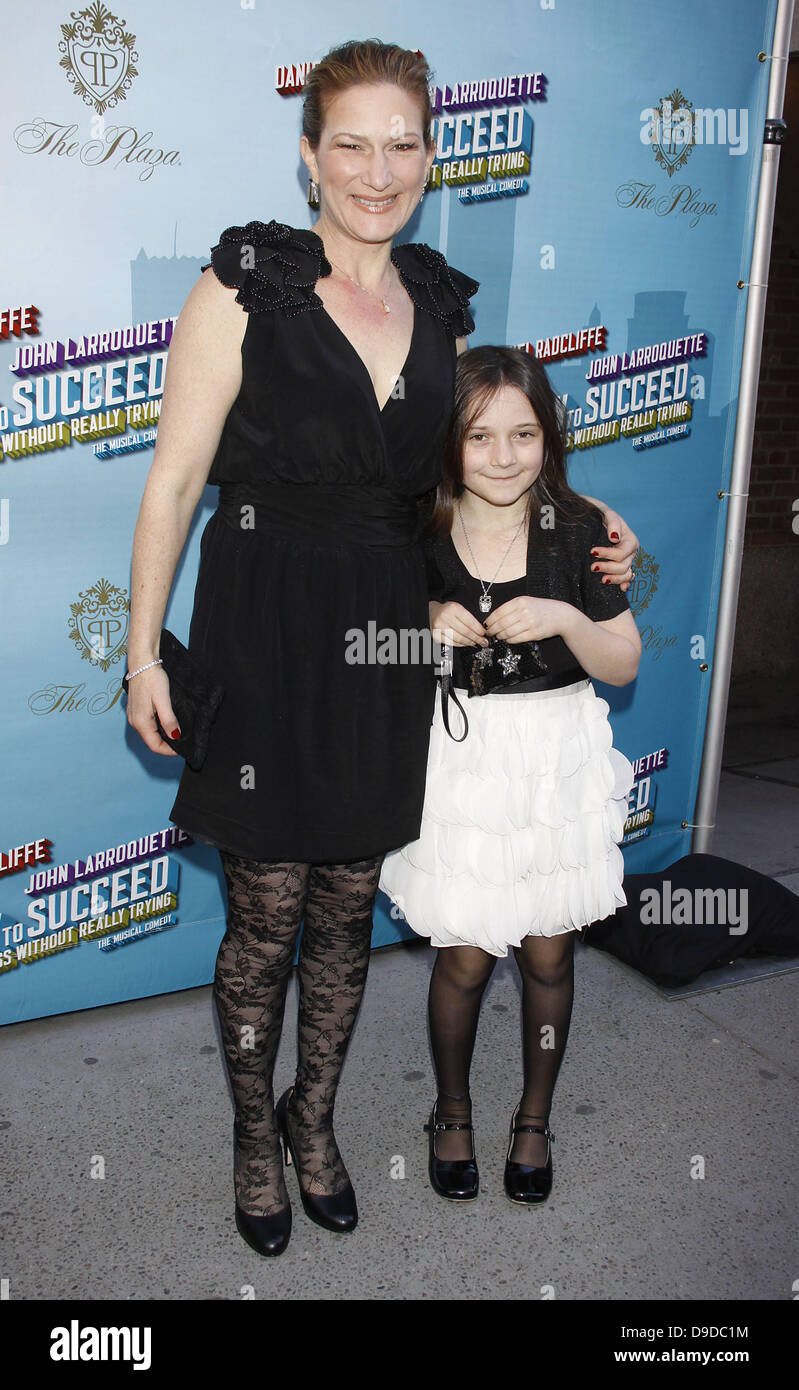 Ana Gasteyer and her daughter Frances Mary McKittrick Opening Night of