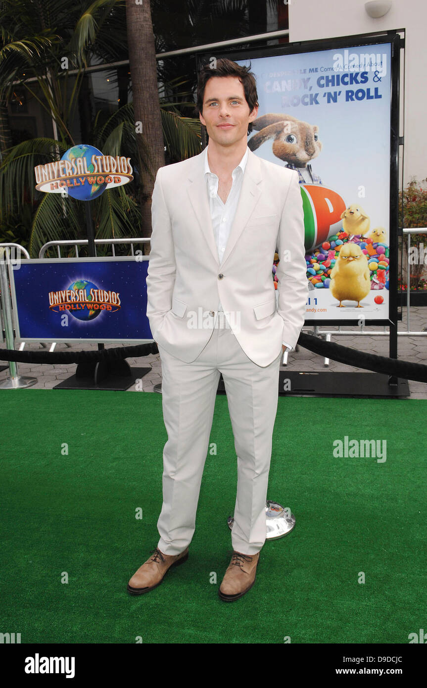 James Marsden, Los Angeles premiere of 'Hop' at Universal Studios Hollywood Universal City, California - 27.03.11 Stock Photo