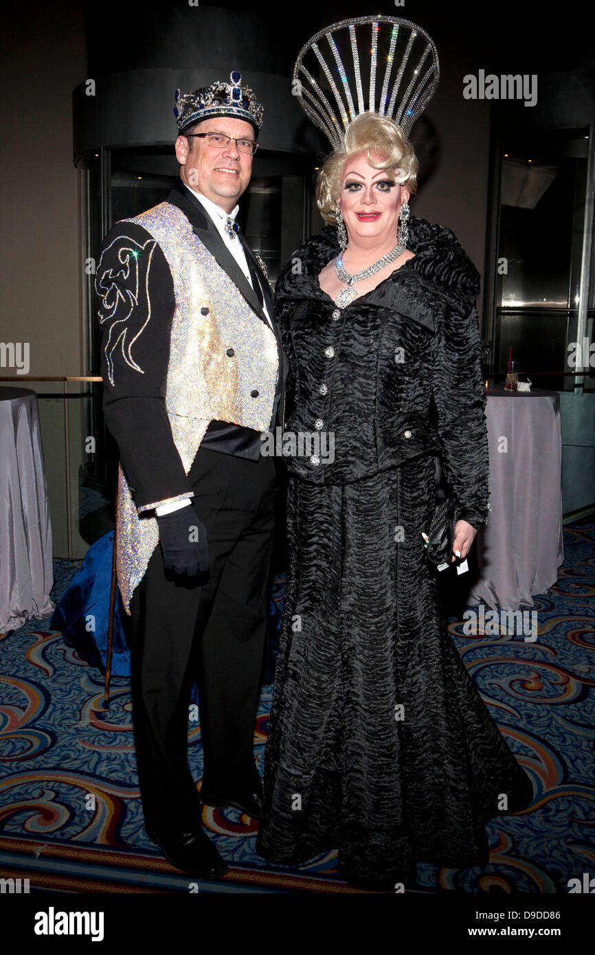 Colorful Guests 25th Anniversary of "The Night Of A Thousand Gowns" in the  Imperial Court Of New York at the Marriott Marquis hotel New York City, USA  - 26.03.11 Stock Photo - Alamy