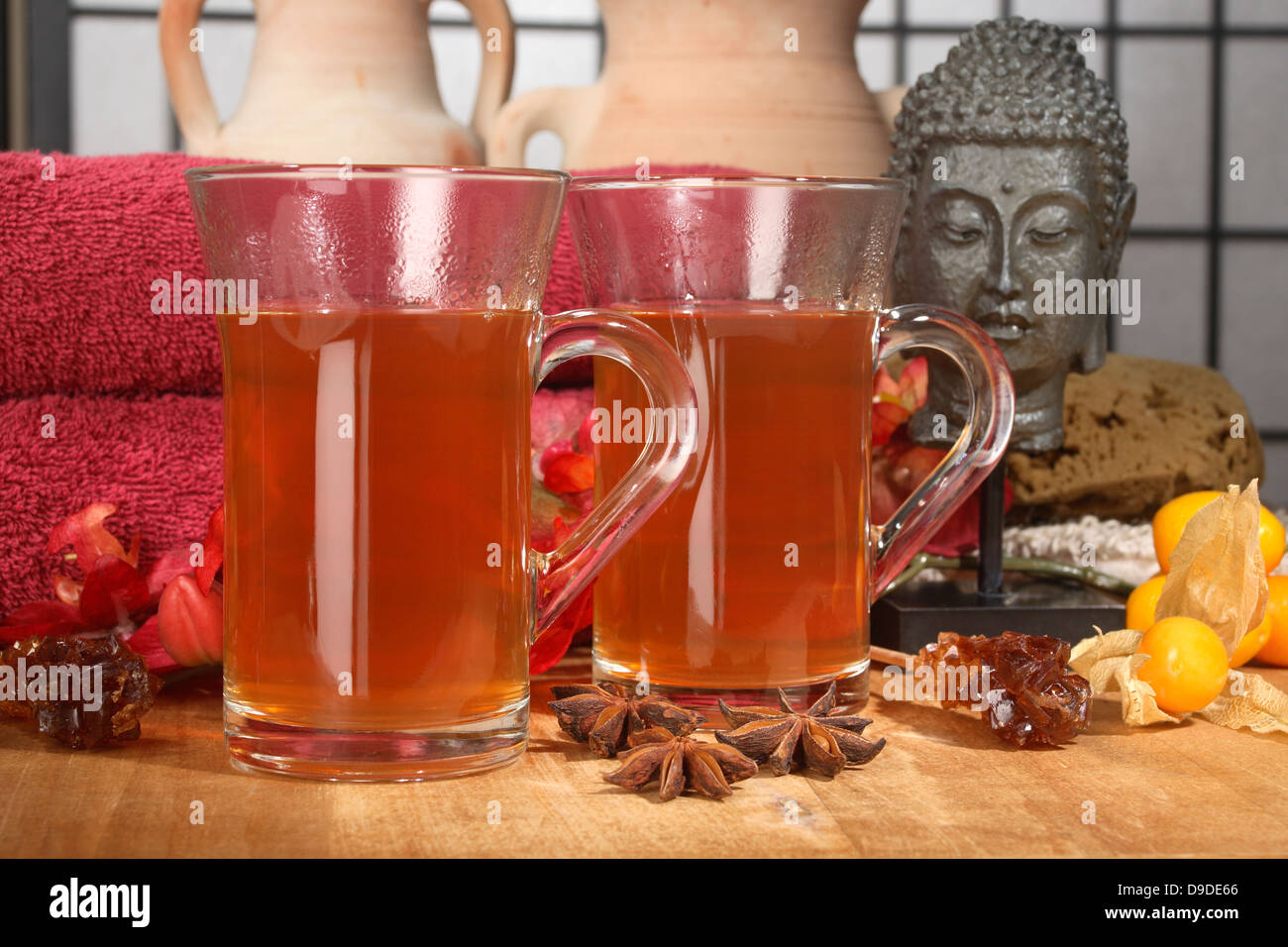 Wellness tea mixture Stock Photo - Alamy