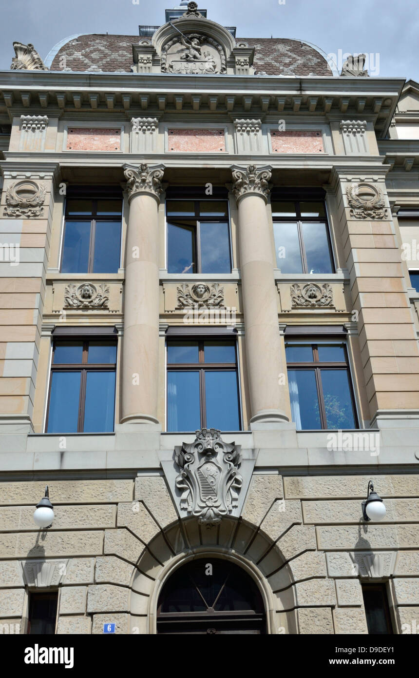 Music department, Hochschule der Künste, Florhofgasse, Zurich, Switzerland. Stock Photo