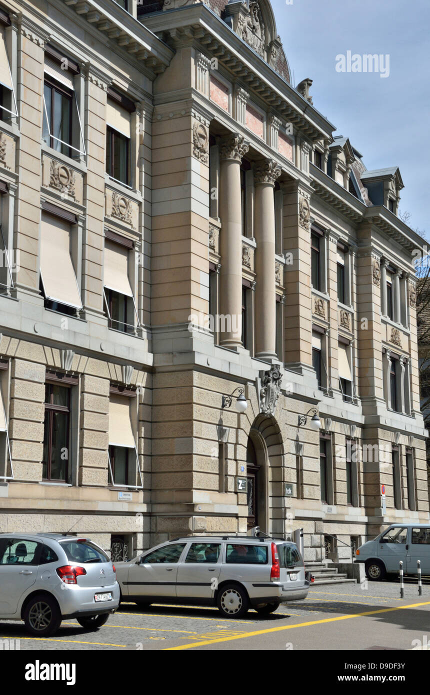 Music department, Hochschule der Künste, Florhofgasse, Zurich, Switzerland. Stock Photo