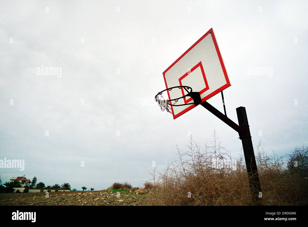 basketball field Stock Photo