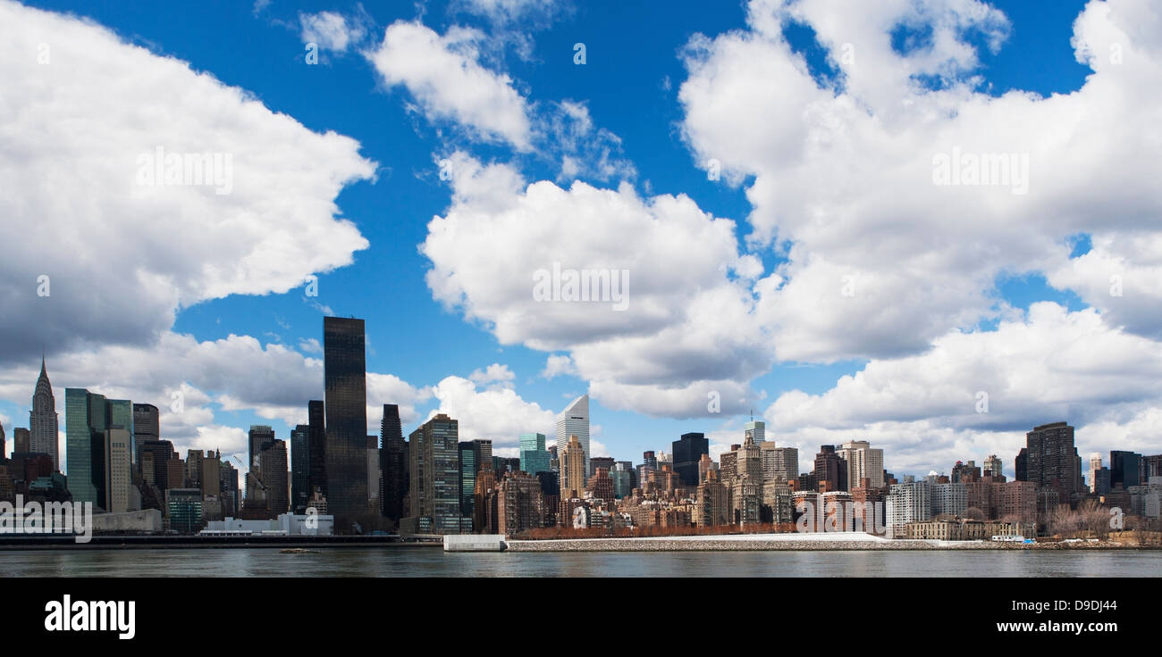 Skyline of New York City Stock Photo