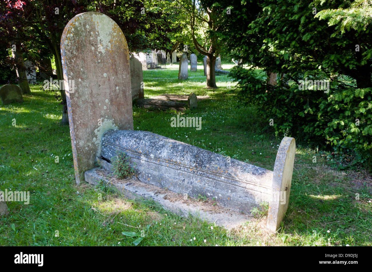 A typical Kentish rounded grave. Stock Photo