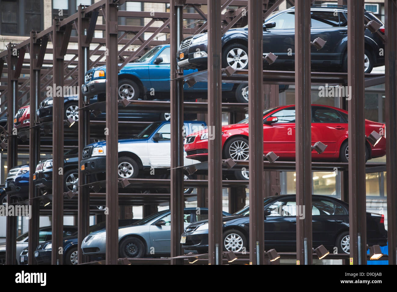 Car stack parking hires stock photography and images Alamy