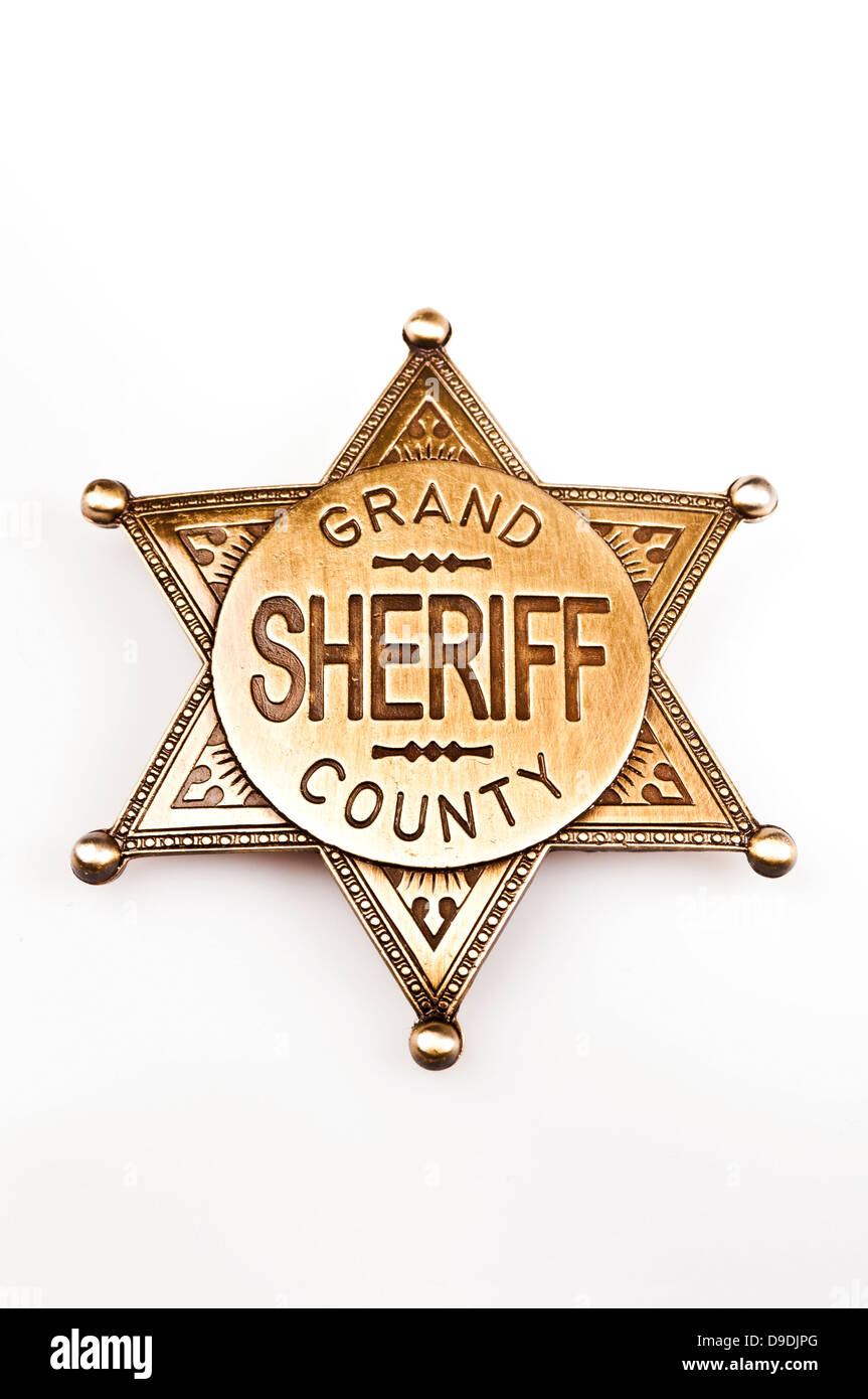 sheriff badge Stock Photo