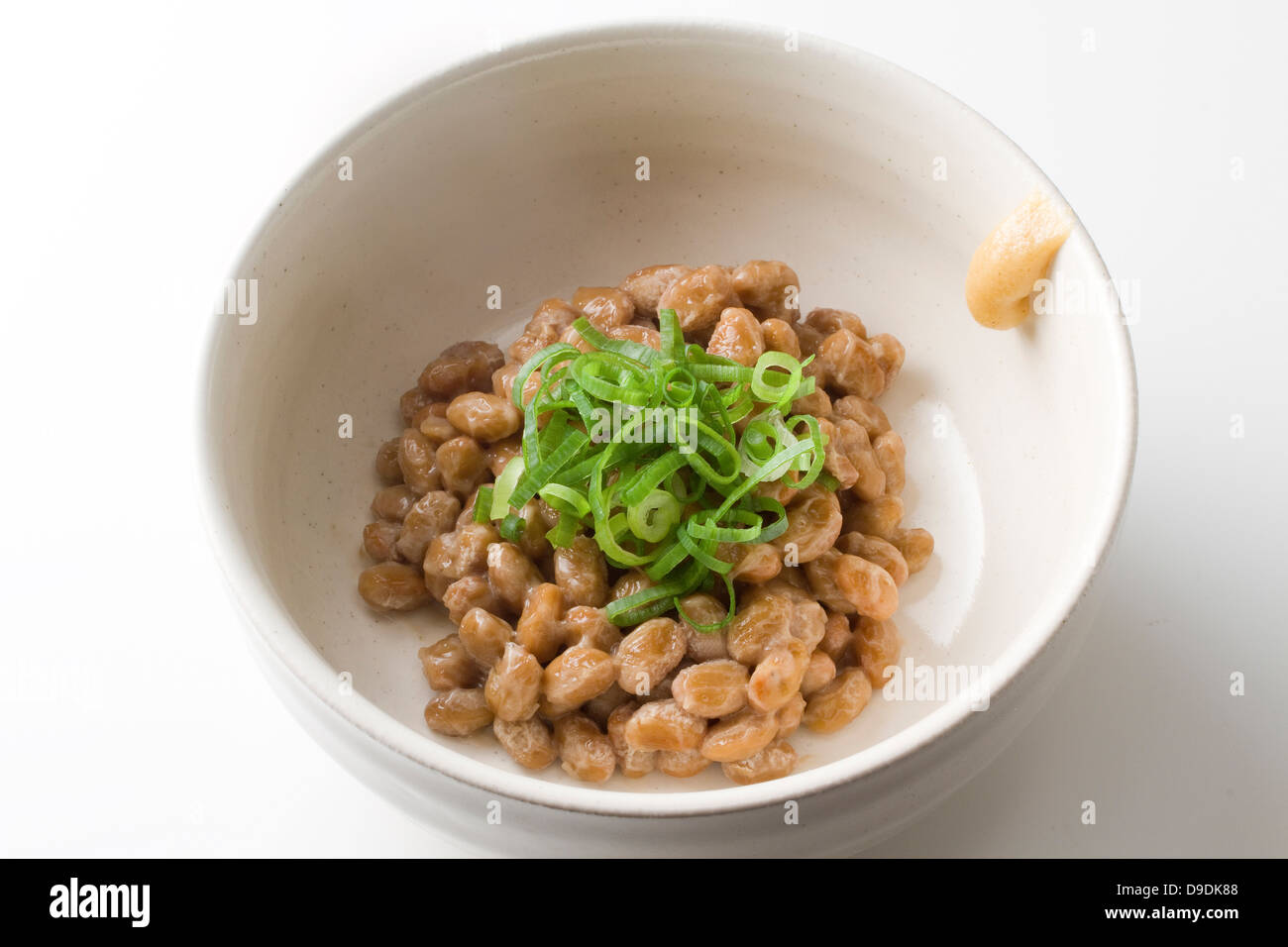 Natto fermented soybeans Stock Photo Alamy