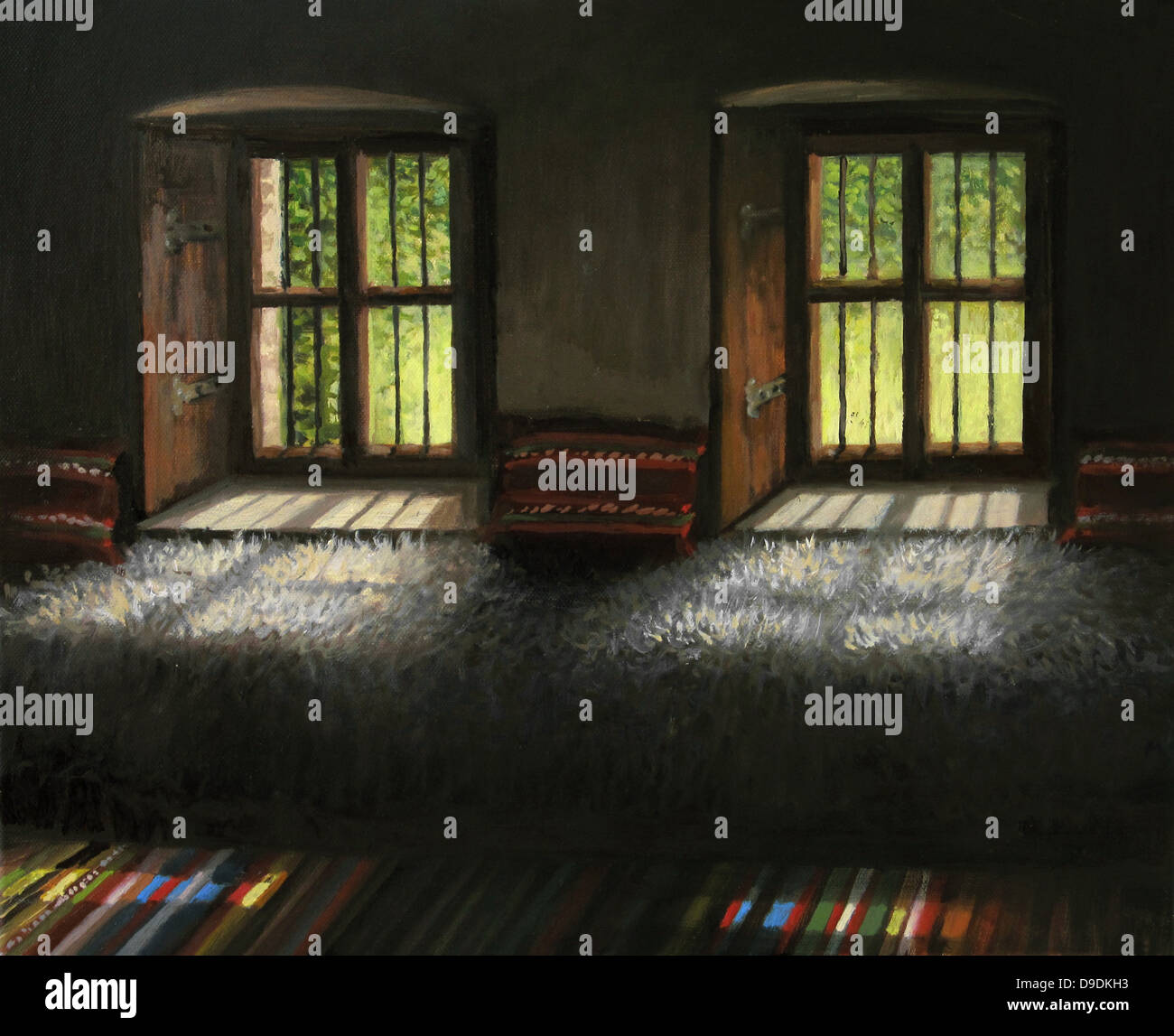 Ancient art artist artistic canvas chamber colorful drawing fine art hi