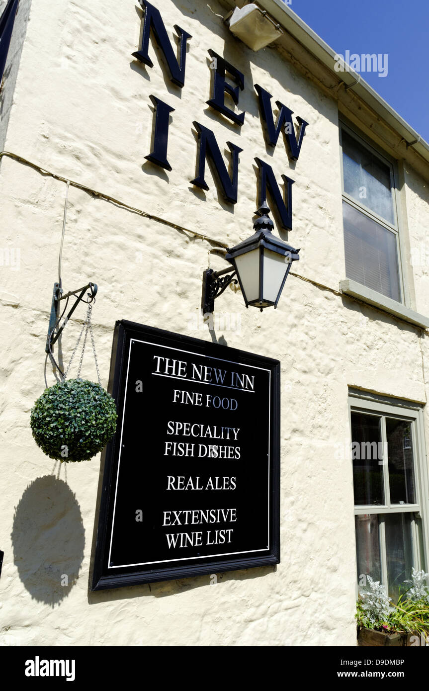 The New Inn, GastroPub, Shalfleet, Isle of Wight, England, UK, GB. Stock Photo