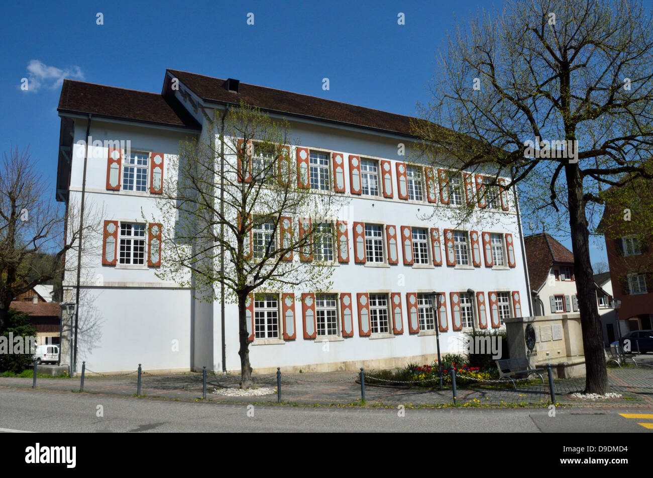 Stadthaus, Laufen, Basel-Landschaft, Switzerland. Stock Photo