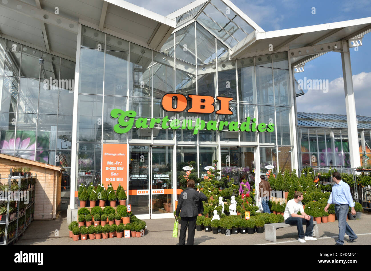 OBI DIY specialists garden centre in Dreispitz, Basel, Switzerland