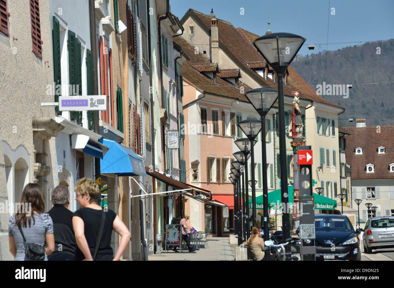 Rue du 23Juin, Delémont, Jura, Switzerland Stock Photo 57464909 Alamy