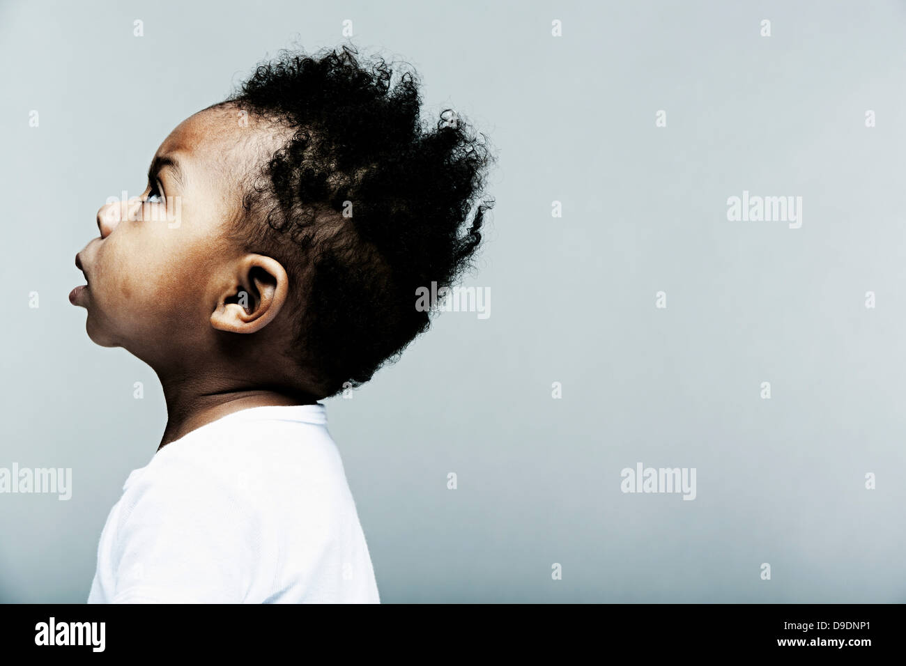Portrait Boy Hairstyle Side View Stock Photos Portrait Boy