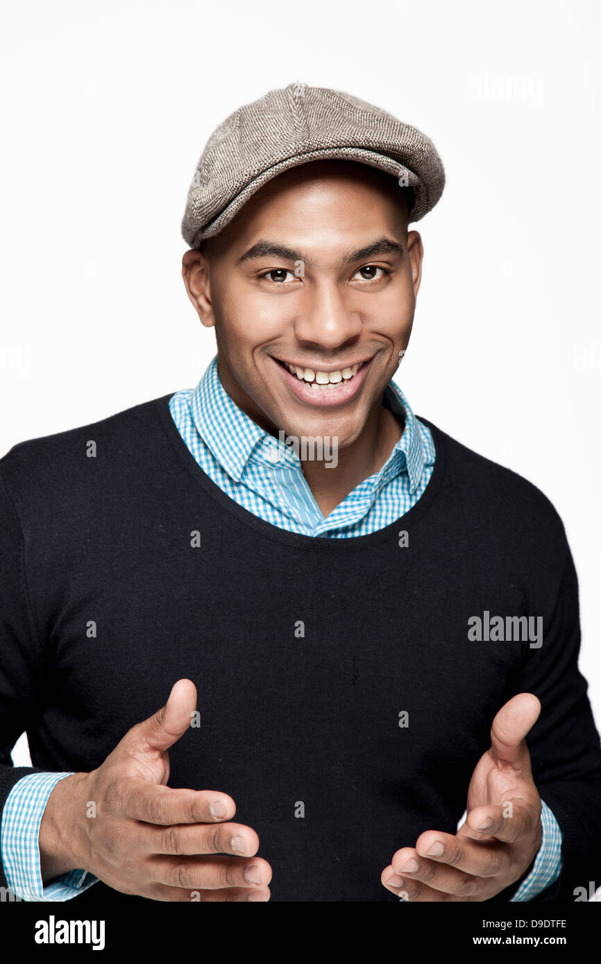 Wearing a white cap hi-res stock photography and images - Alamy