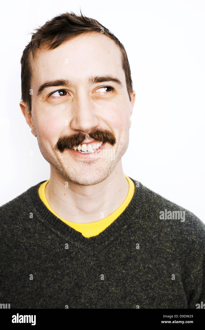 Head shot moustache hi-res stock photography and images - Alamy
