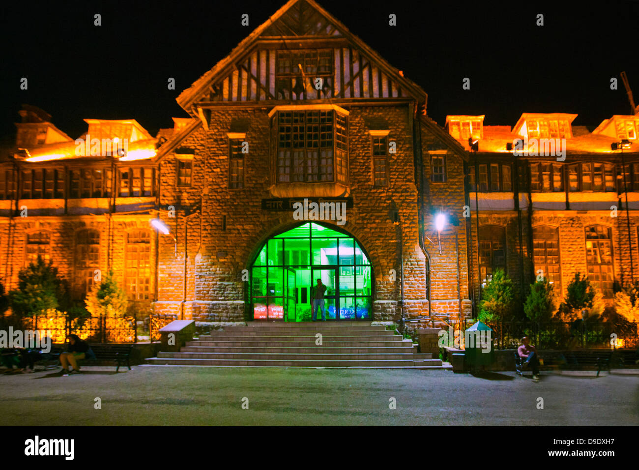 Facade of Town Hall, Mall Road, Shimla, Himachal Pradesh, India Stock Photo