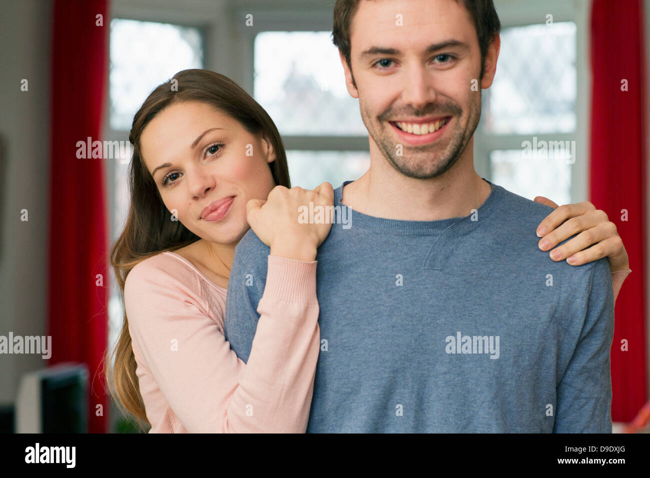 Woman On Mans Shoulders Hi-res Stock Photography And Images - Alamy