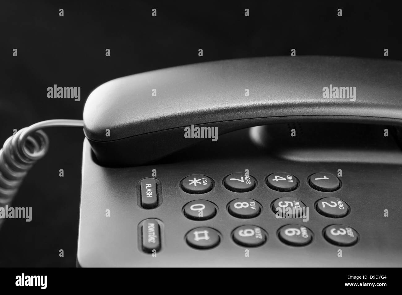 Phone keypad closeup stock photo alamy