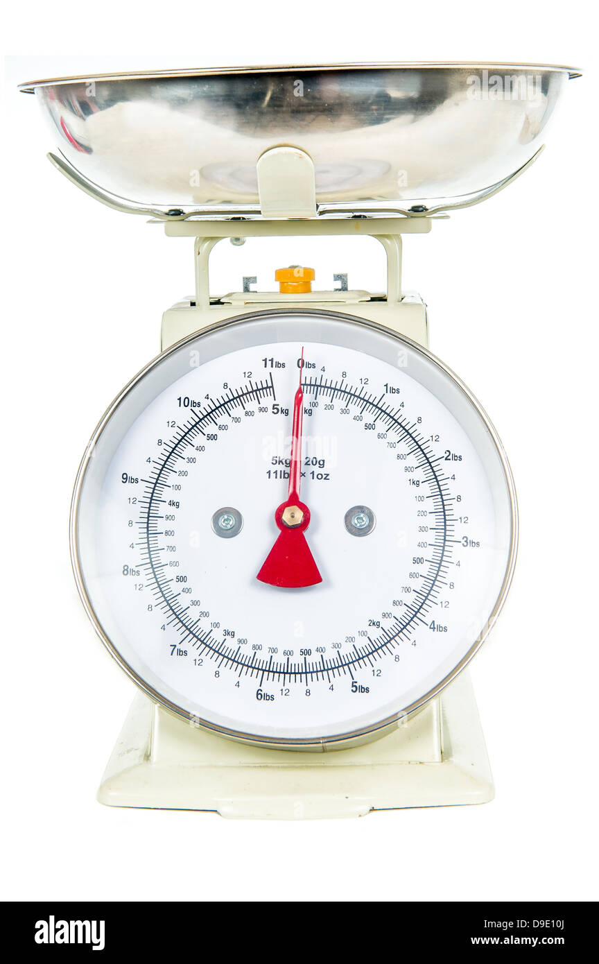 Kitchen weighing scales Cut Out Stock Images & Pictures Alamy