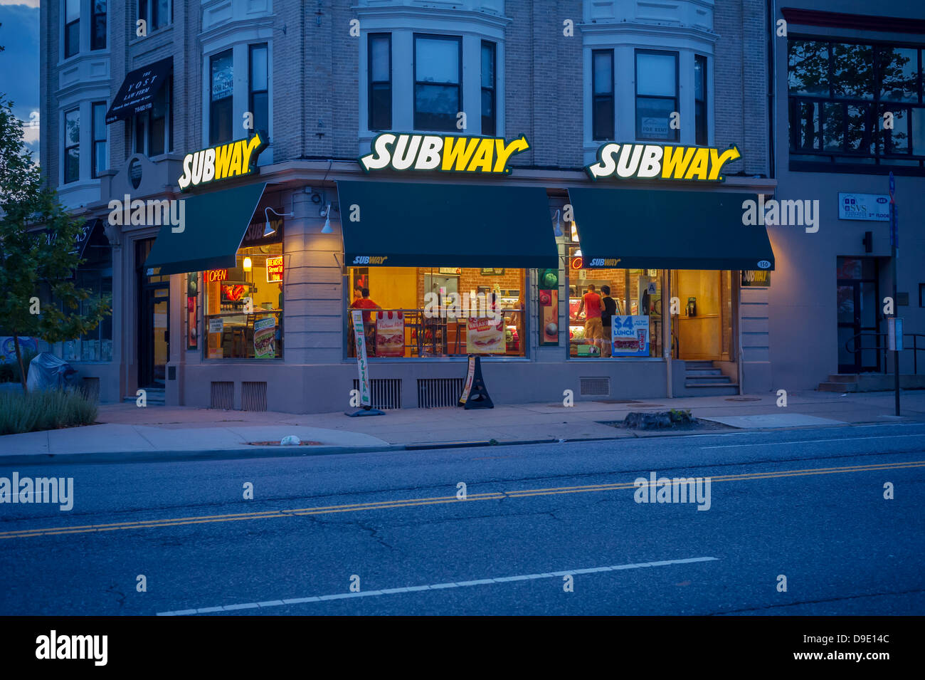 A Subway sandwich shop in Staten Island in New York Stock Photo Alamy
