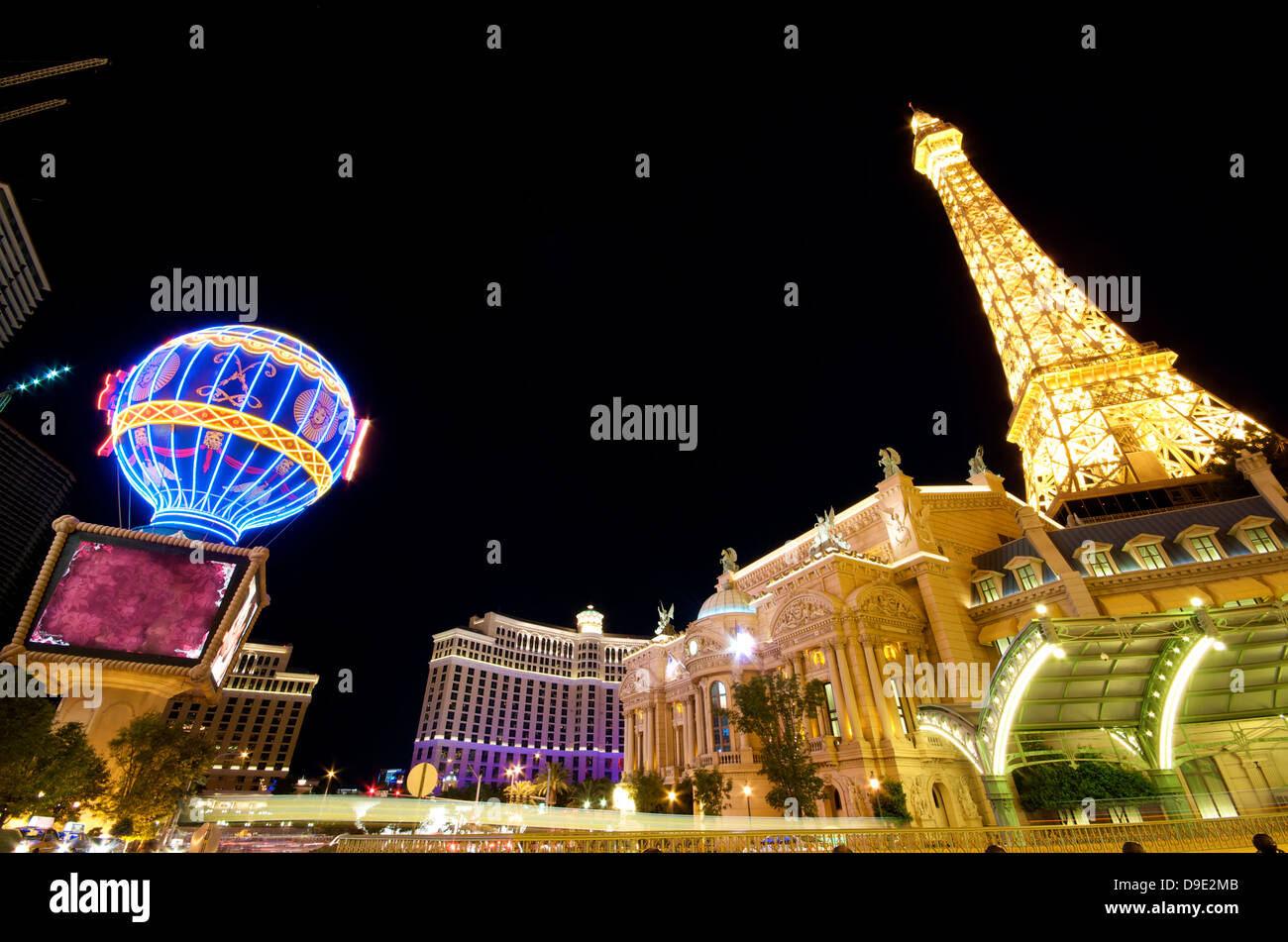 Paris Casino in Las Vegas Stock Photo