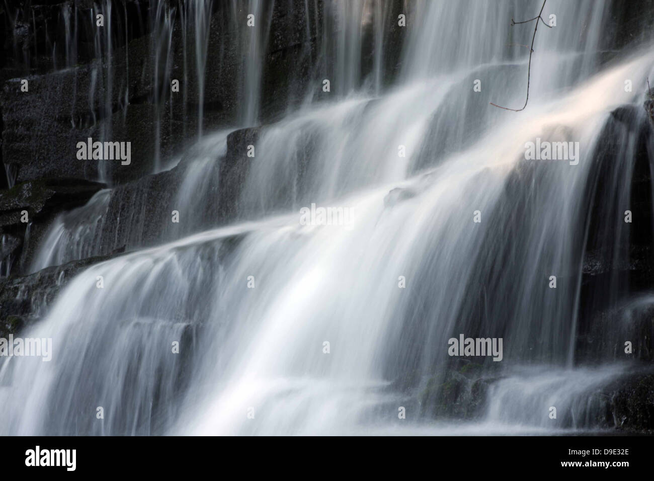 WATERFALL WATER ROCKS IN LOGANTON, ROSECRANS, CLINTON COUNTY