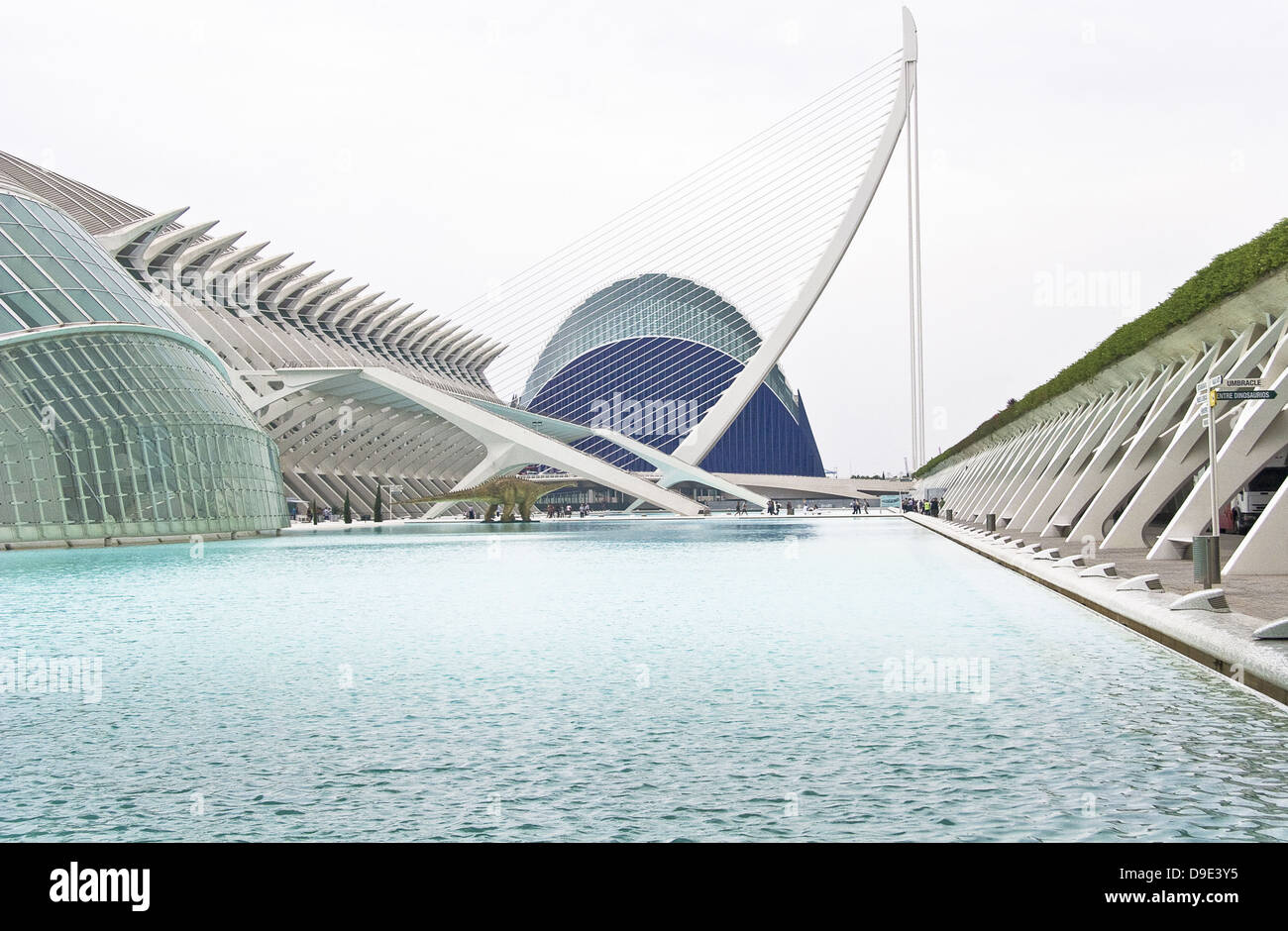 Science and culture center in Valencia, Spain Stock Photo