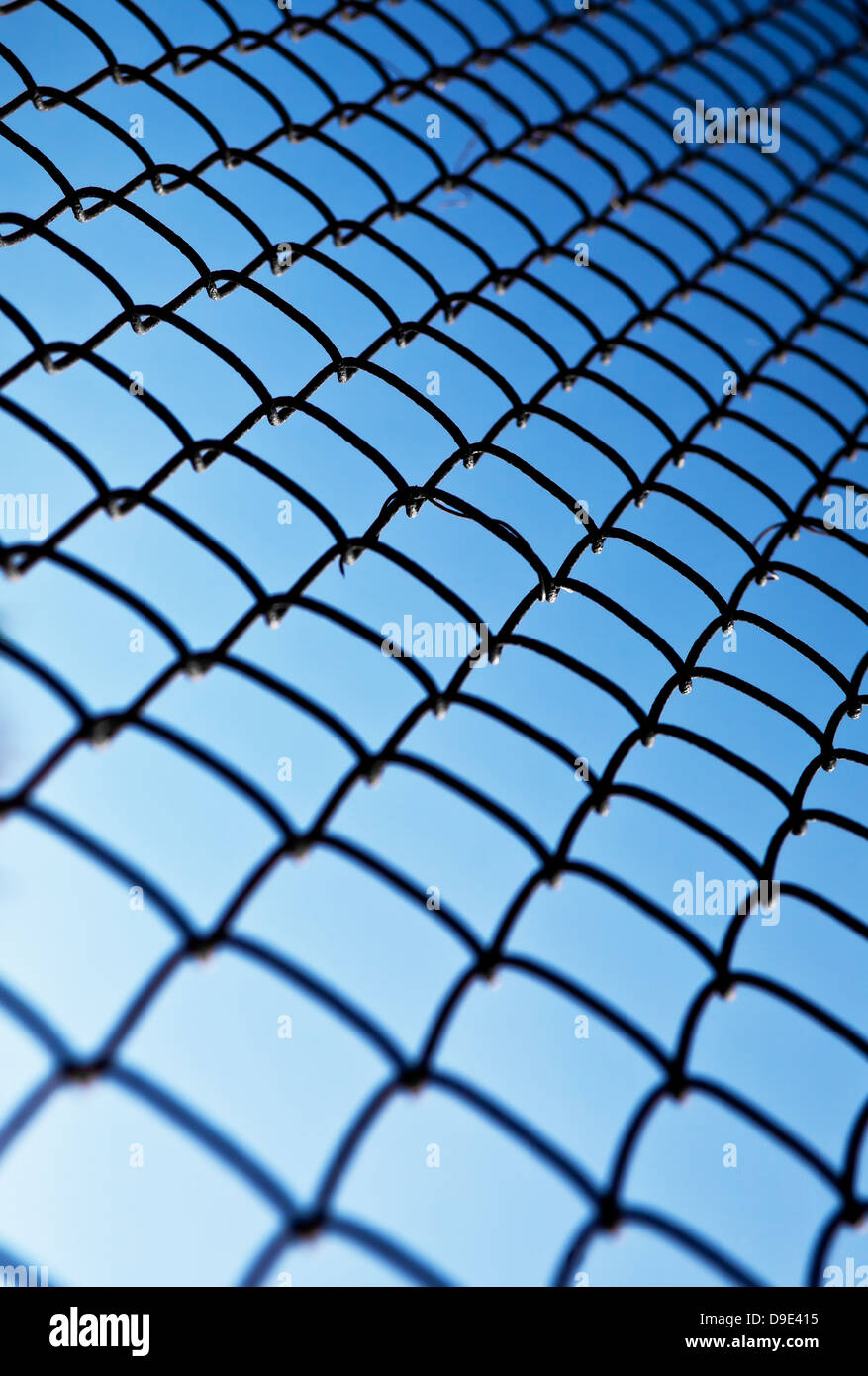 Grid Rabitz against the sky Stock Photo - Alamy