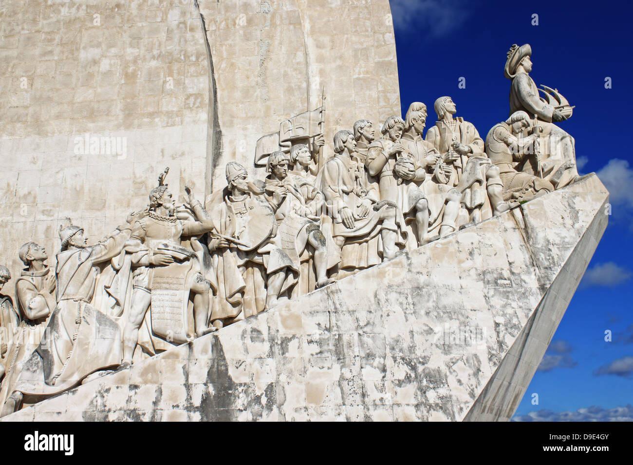 The Monument to the Discoveries in Belem, Lisbon, Portugal Stock Photo