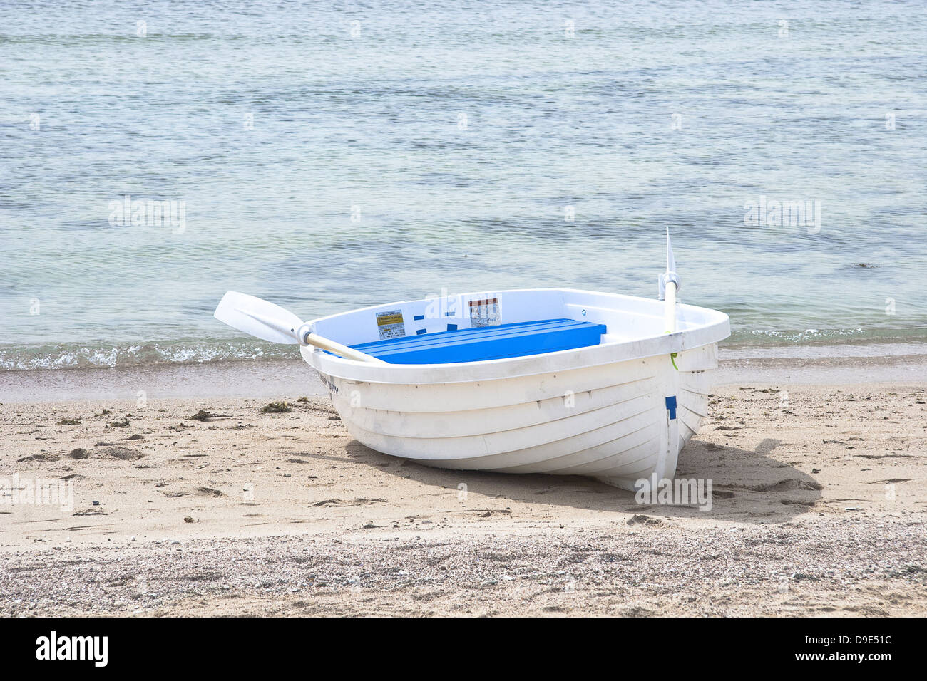 wooden fishing boat on the sea beach Stock Photo - Alamy