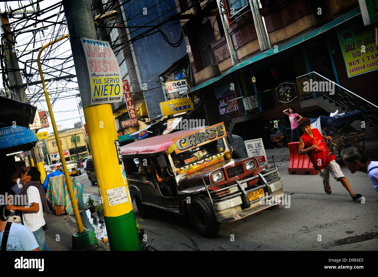 Street Scene in Manila Stock Photo - Alamy