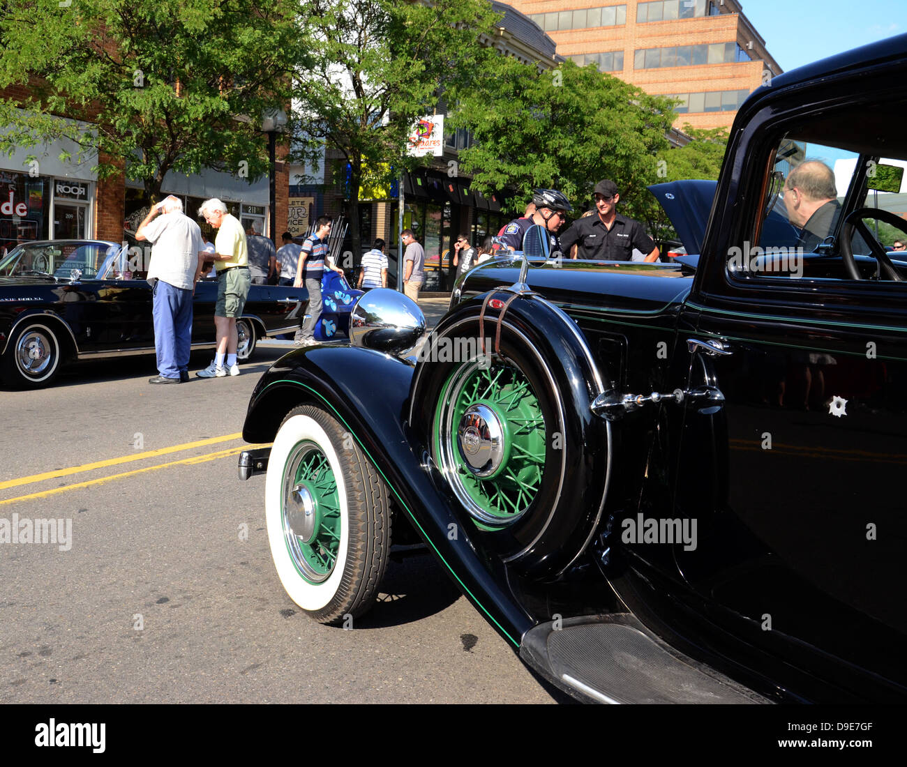 Chrysler SIx at the Rolling Sculpture car show July 13, 2012 in Ann Arbor, Michigan Stock Photo