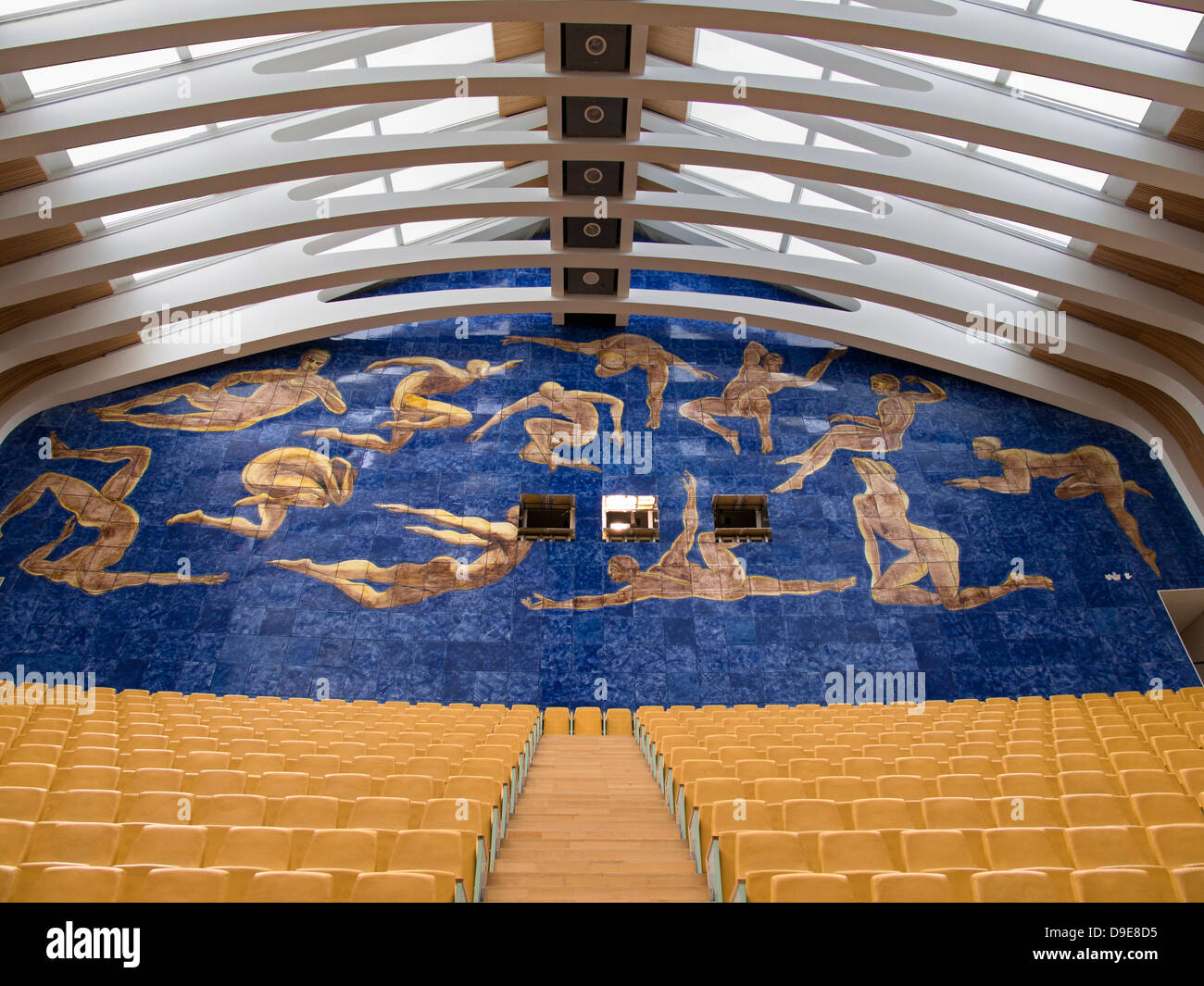 The interior of the Palau de les Arts Reina Sofia, Valencia Spain 17 -  theatre area Stock Photo - Alamy