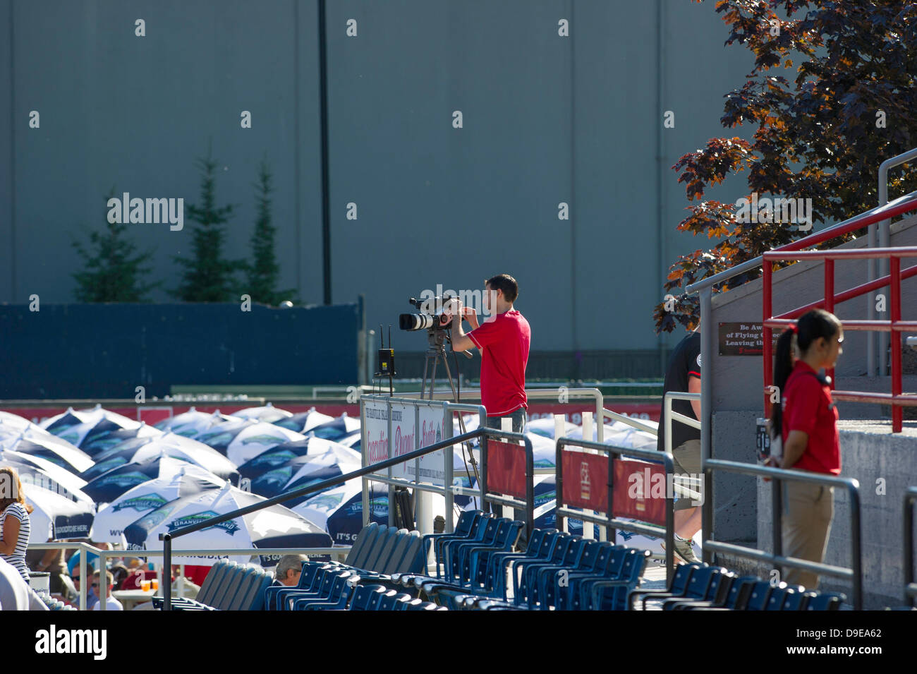 British Columbia, Canada. June 17th 2013 . Season first home game between Vancouver Canadians and Spokane Indians at Scotiabank Field at Nat Bailey Stadium Vancouver , British Columbia Canada on June 17 2013 . Credit:  Frank Pali/Alamy Live News Stock Photo