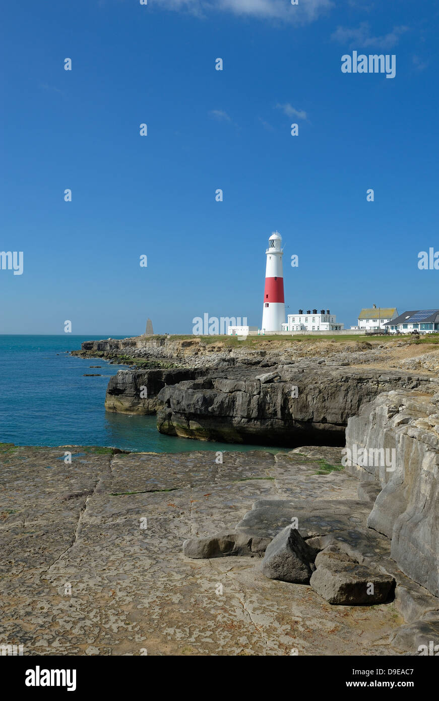Portland Bill Lighthouse Dorset England uk Stock Photo Alamy