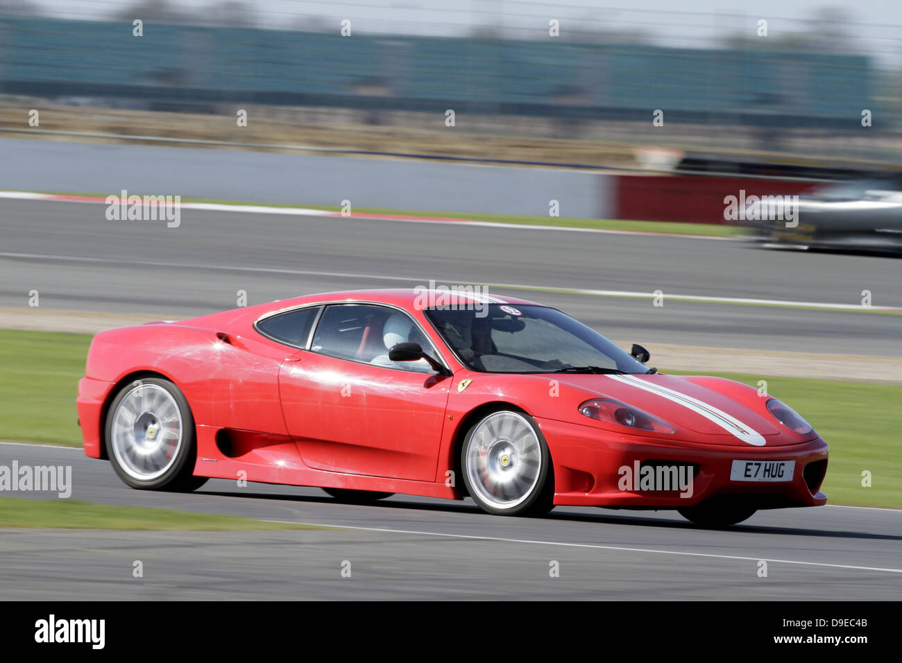 RED FERRARI F430 CHALLENGE CAR SILVERSTONE ENGLAND 07 April 2011 Stock Photo Alamy