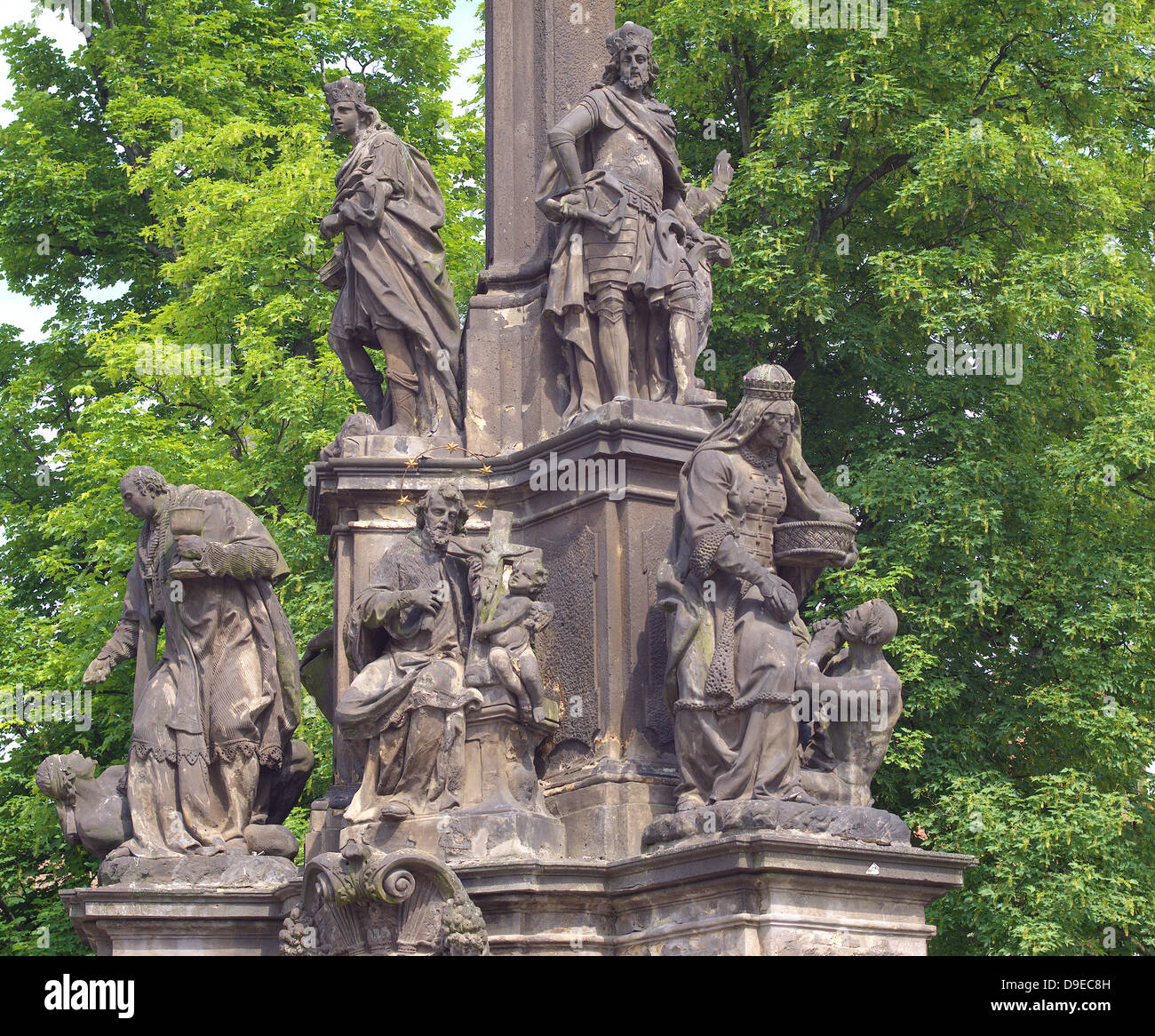 Monument Hradcany Prague Praha Stock Photo