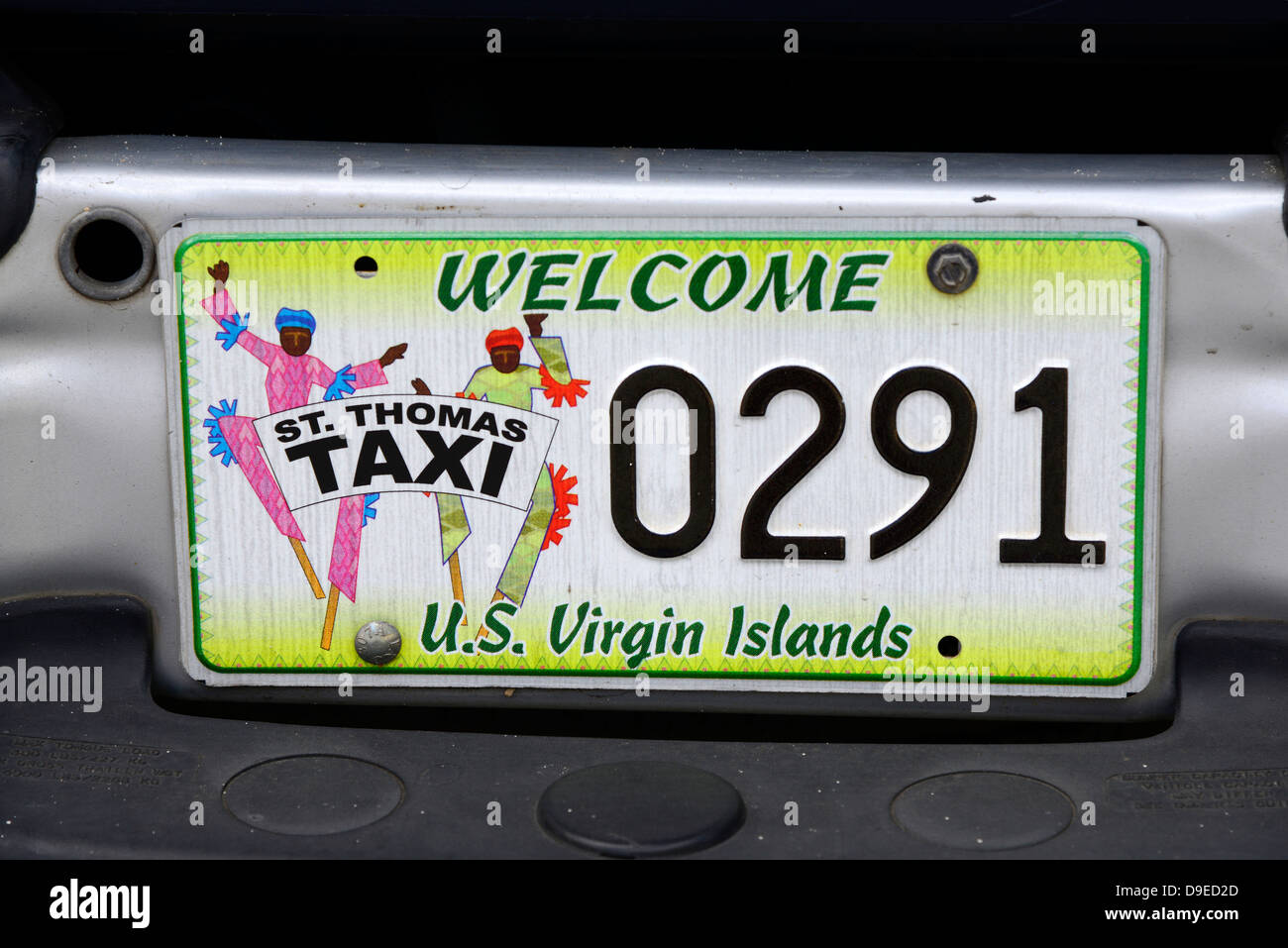 U s virgin islands license plate hires stock photography and images