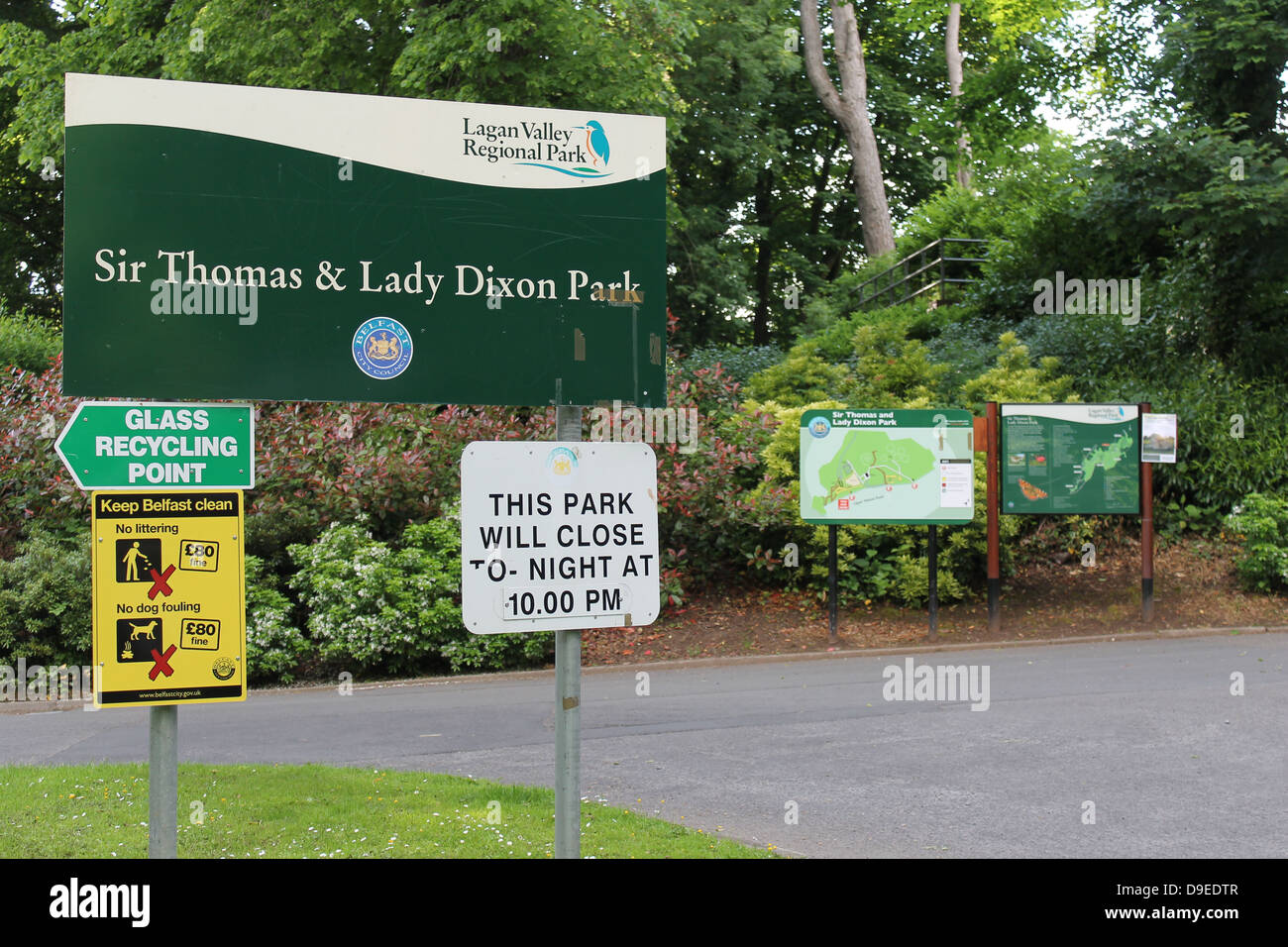 Sir Thomas& Lady Dixon Park, Dunmurry Northern Ireland Stock Photo