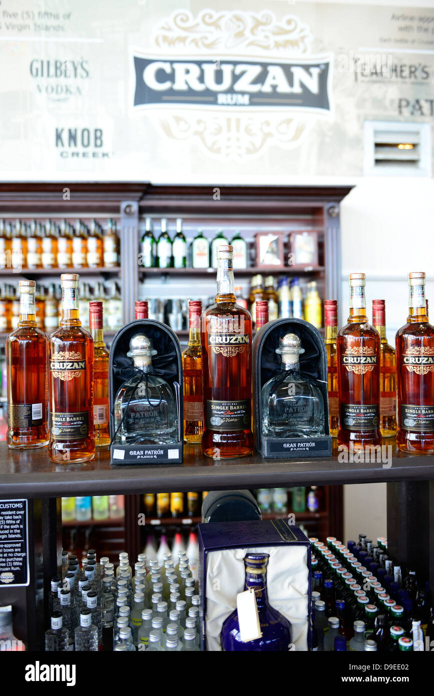Liquor Display St. Thomas Virgin Islands USVI Caribbean US Territory