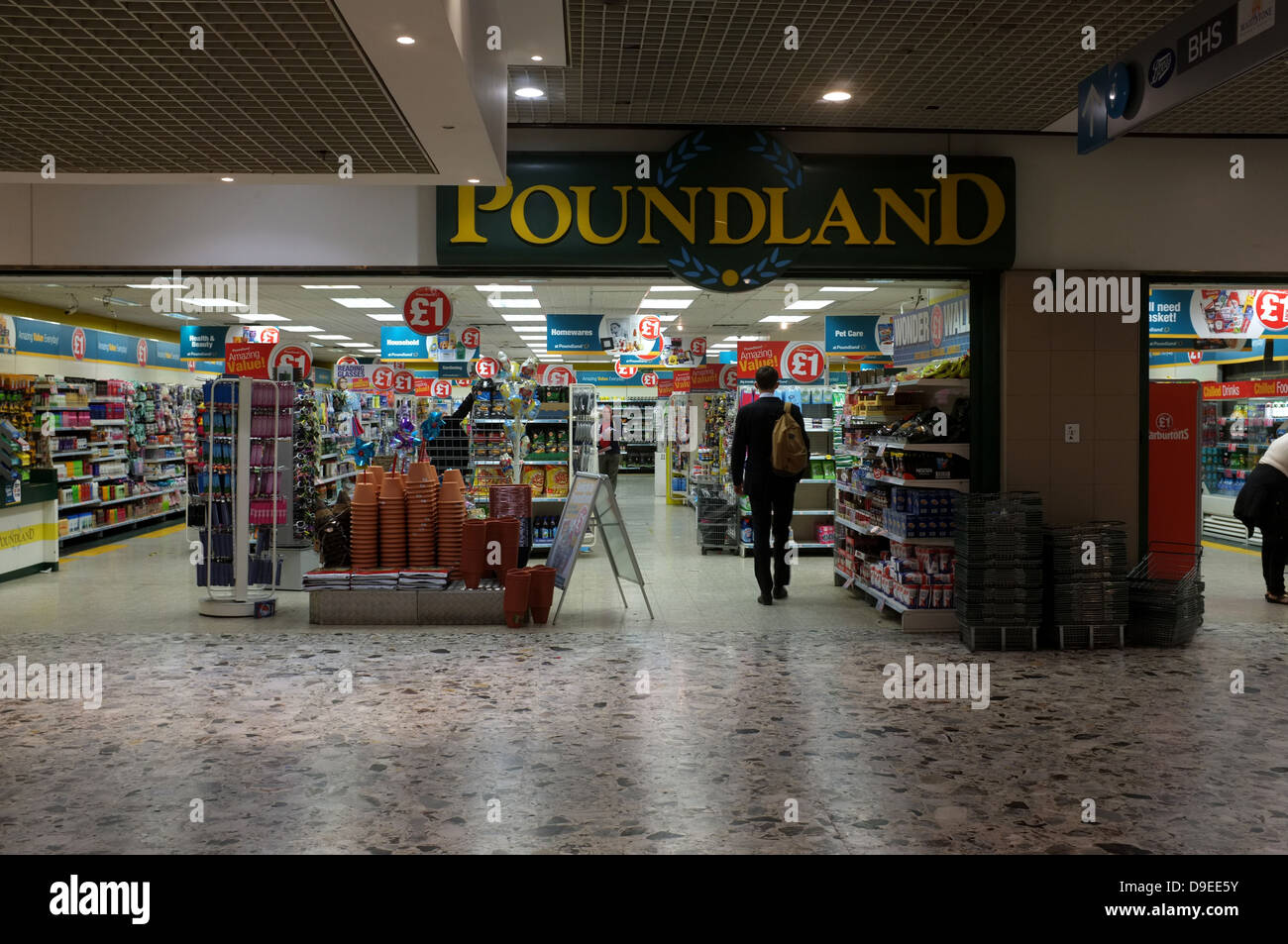 poundland shop maidstone branch kent uk 2013 Stock Photo