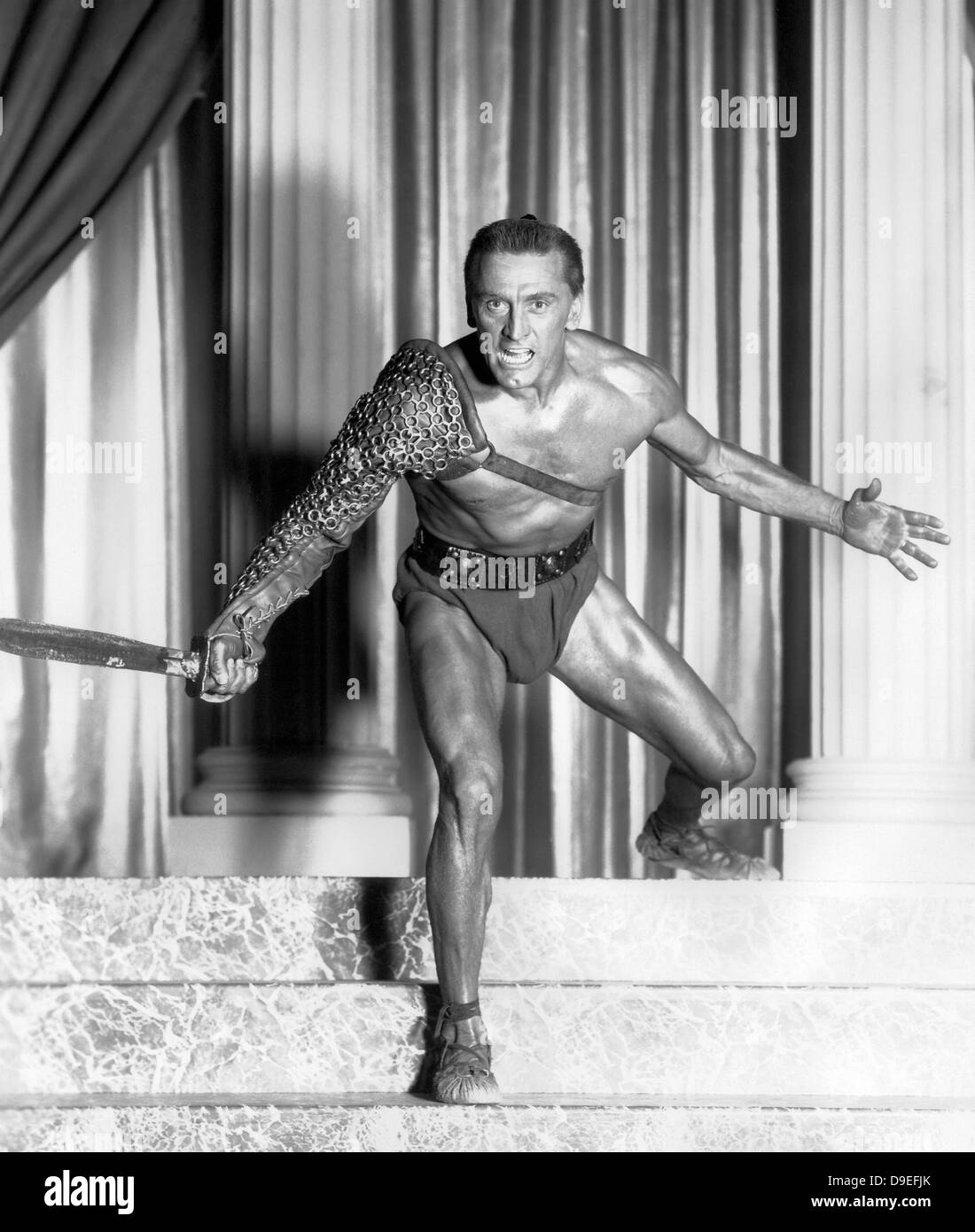 SPARTACUS 1960 Universal Pictures film with Kirk Douglas in the title role Stock Photo