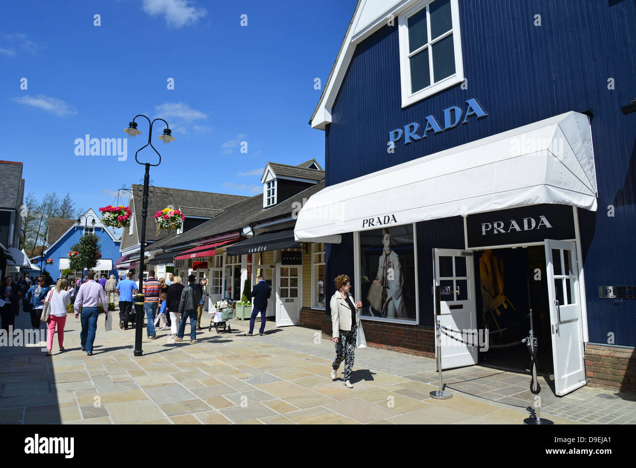 Prada Store at Bicester Village Shopping Centre, Bicester, Oxfordshire,  England, United Kingdom Stock Photo - Alamy