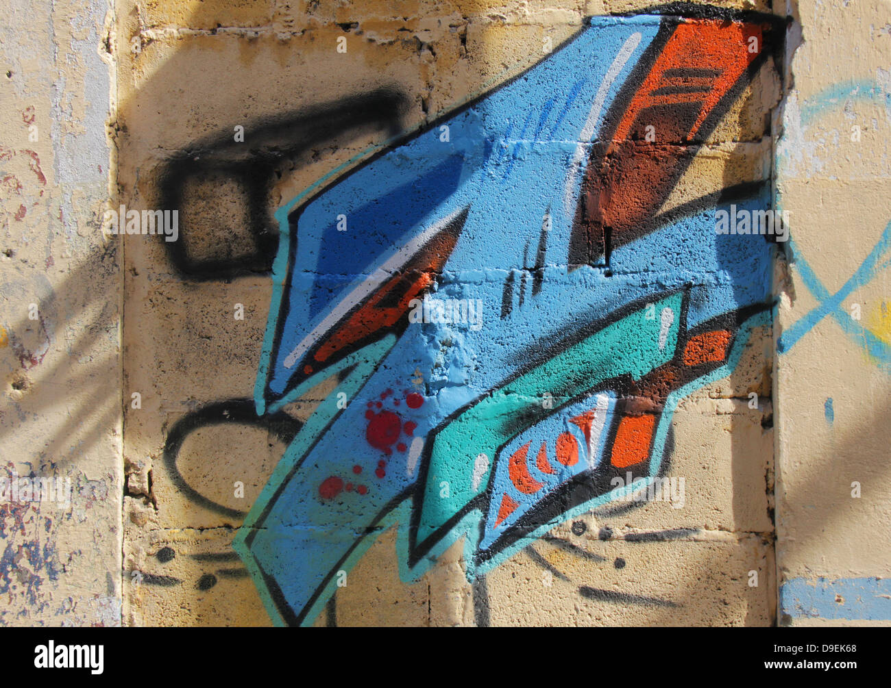 Street art made by urban artists with spray paint Stock Photo Alamy